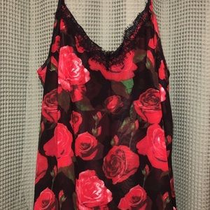 Shein Rose Tank Top